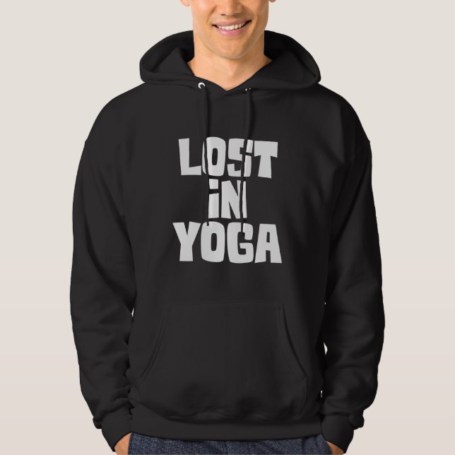 Sudadera Perdido En El Yoga (Anverso)