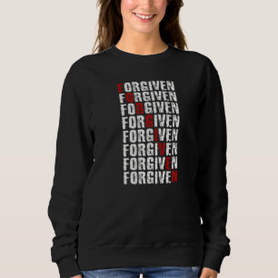 Sudadera Perdonado cristiano Inspirador para hombres mujere