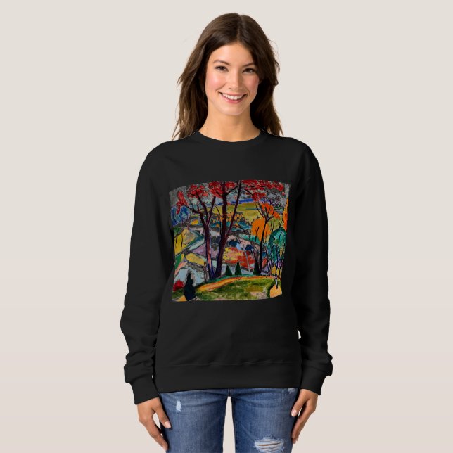 Sudadera Perdónate con una nostalgia tranquila - paisaje (Anverso completo)
