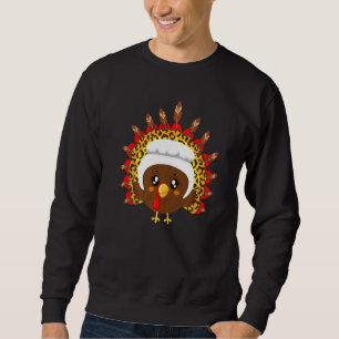 Sudadera Peregrino Leopardo De Turquía Coincide Con Niños C