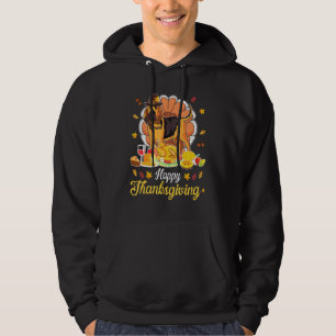 Sudadera Peregrino sangriento Turquía Vino Dish Feliz Thank
