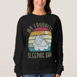 Sudadera Perezoso animal de unicornio que duerme durmiendo