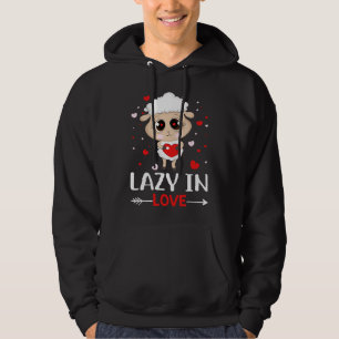 Sudadera Perezoso en el amor de ovejas para solteros El día