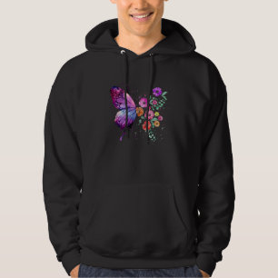 Sudadera Perezoso Floral Galaxia Animal Espacio Mariposa