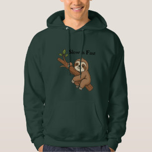 Sudadera Perezoso lento es rápido