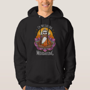 Sudadera Perezoso Meditando No Durmiendo Atención Plena Yog