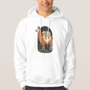 Sudadera Perezoso montando una llama
