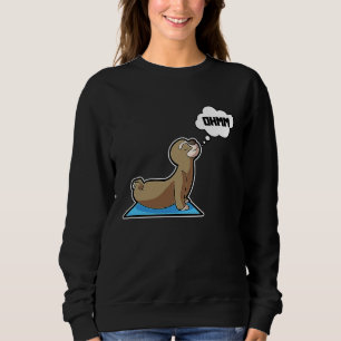 Sudadera Perezoso Perezoso Posturas de Yoga Deportes Gimnas