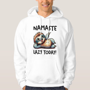 Sudadera Perezoso Relajado Namaste Vibraciones Perezosas