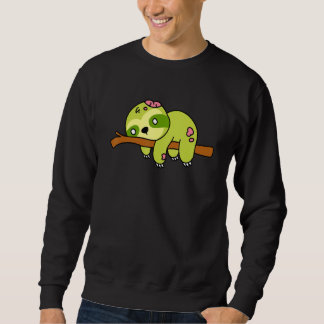 Sudadera Perezoso Zombie Gráfico de Halloween Animal Monstr