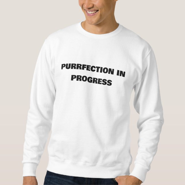 Sudadera "Perfección en curso" (Anverso)