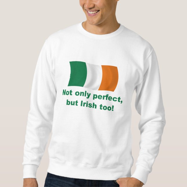 Sudadera Perfecto e irlandés (Anverso)