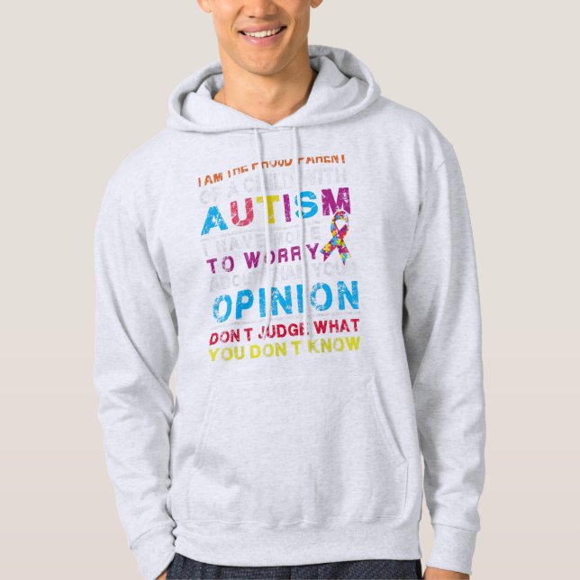 Sudadera perfecto para mamá y papá padres orgullosos de ten (Anverso)