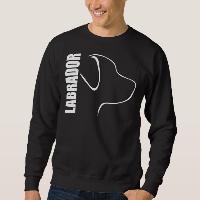 Sudadera Perfil de esquema de recuperación de Labrador (Anverso)