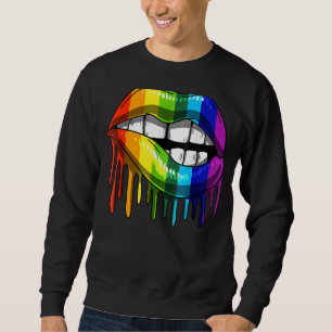 Sudadera Perforación del lustro del arcoiris Orgullo Gay Le