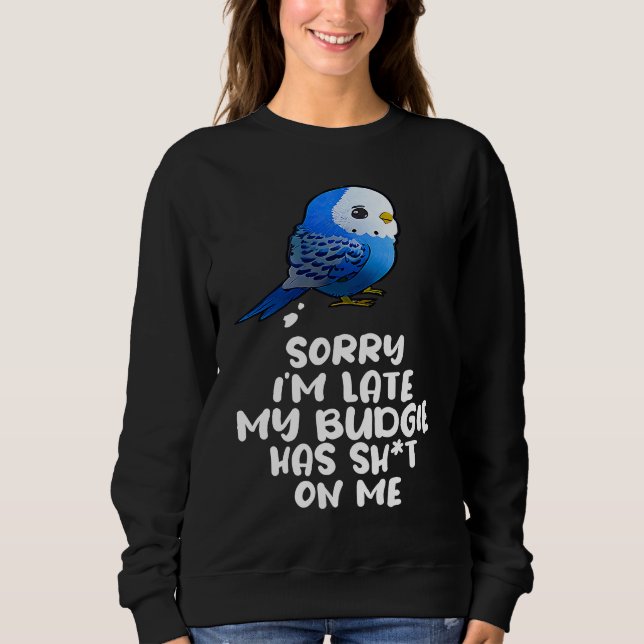 Sudadera Perico Budgie Para Dueño de Budgerígar (Anverso)