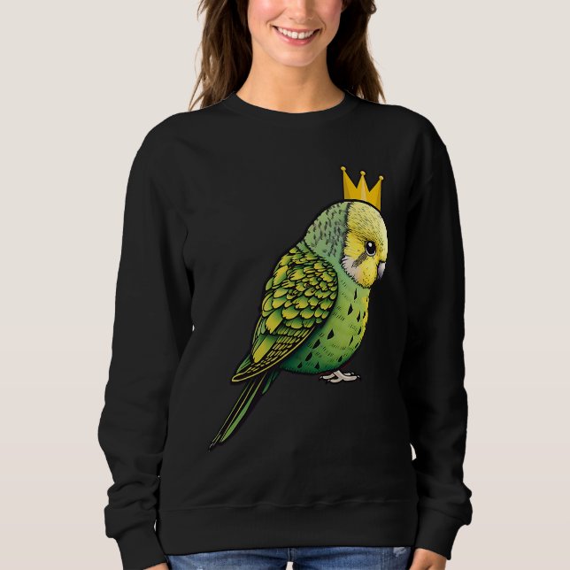 Sudadera Perico Budgie Para Dueño de Budgerígar (Anverso)