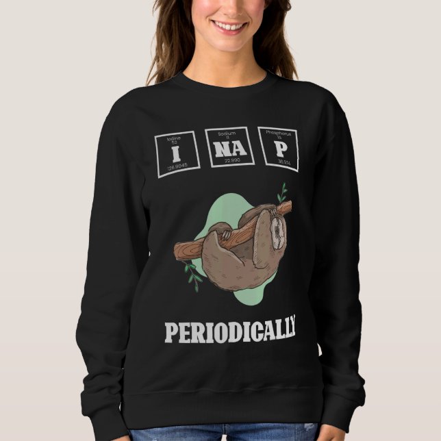 Sudadera Periódicamente Sloth Lazy Sloths Animal Graphic (Anverso)