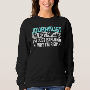 Sudadera Periodista Escritor Reportero Periodismo Locutor