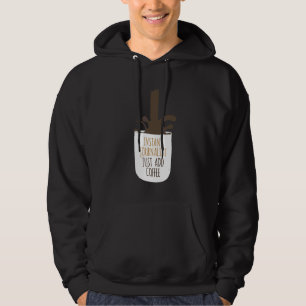 Sudadera Periodista Instantáneo Solo Añadir Café Escritor