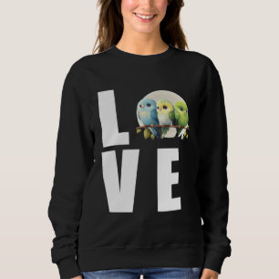 Sudadera Periquito de amor mamá periquito periquito pájaro