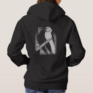 Sudadera Periquito Minimalista Arte Animal Abstracto