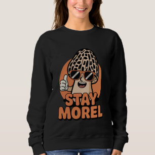 Sudadera Permanece Morel Morel Hongo Divertido Forrajero Pa