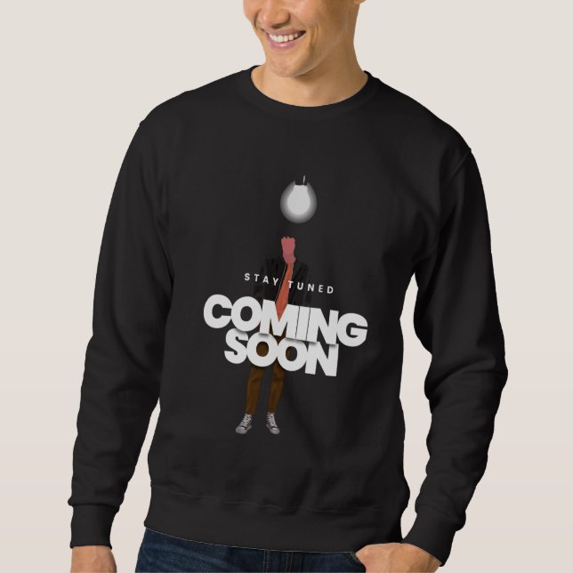 Sudadera Permanezca Atento Próximamente Personaje Masculino (Anverso)
