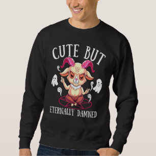 Sudadera Pero Maldito Baphomet Gothic Goat Satanist Pentagr