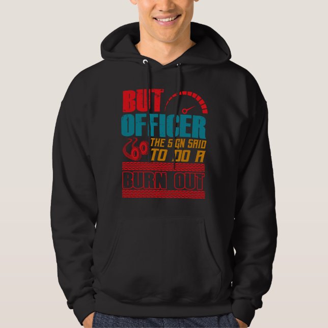 Sudadera Pero oficial, el letrero decía que hiciera un Burn (Anverso)