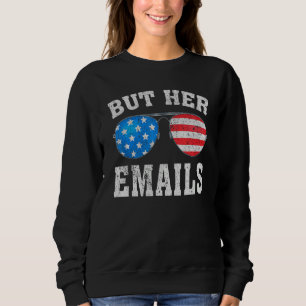 Sudadera Pero Sus Correos Electrónicos Bandera Retro Vinta