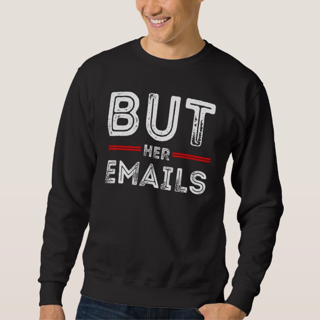 Sudadera Pero Sus Correos Electrónicos Con Clapback U Flag  (Anverso)