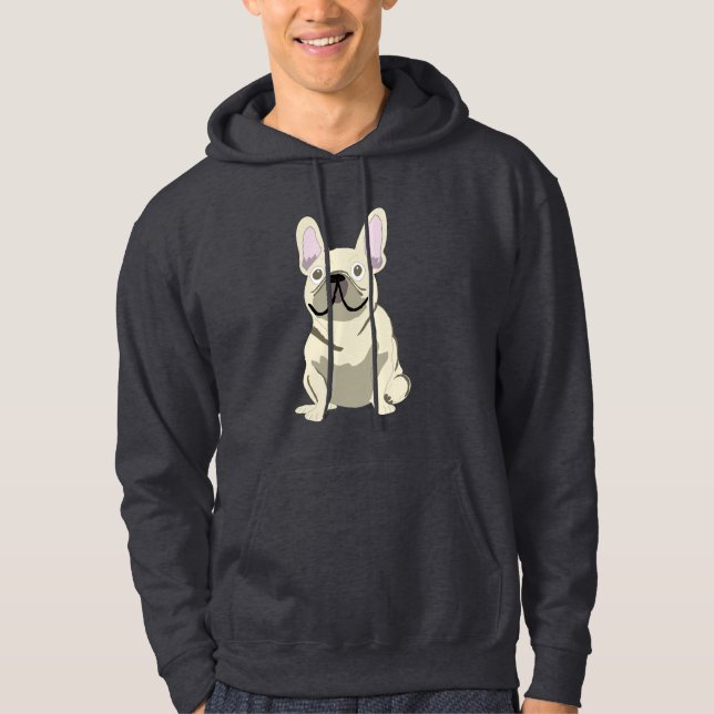 Sudadera Perrito adorable, frenchie (Anverso)