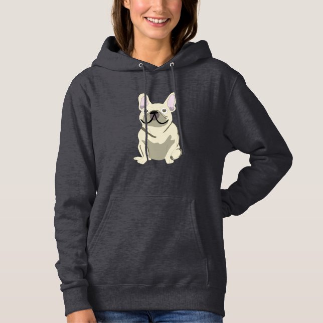 Sudadera Perrito adorable, frenchie (Anverso)