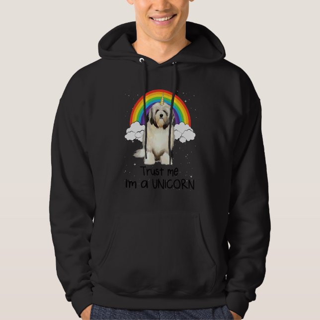 Sudadera Perrito Arcoíris Lowchen Confía En Mí Soy Un Unico (Anverso)