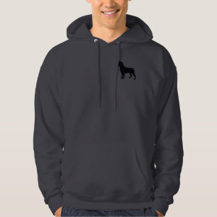 Sudadera Perrito de Rottweiler en silueta