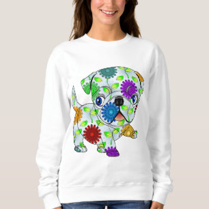 Sudadera Perrito del barro amasado - coloreado