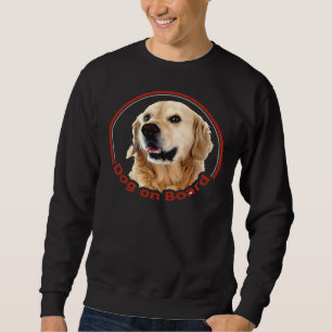 Sudadera Perro a bordo del Golden Retriever Cute Golden Ret