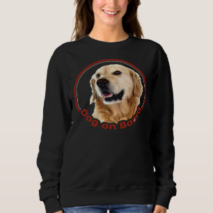 Sudadera Perro a bordo del Golden Retriever Cute Golden Ret