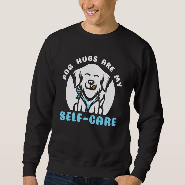 Sudadera Perro Abraza el auto cuidado Oeste de la región mo (Anverso)