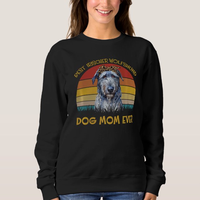 Sudadera Perro adorable perro mejor perro mamá Irischer Wol (Anverso)