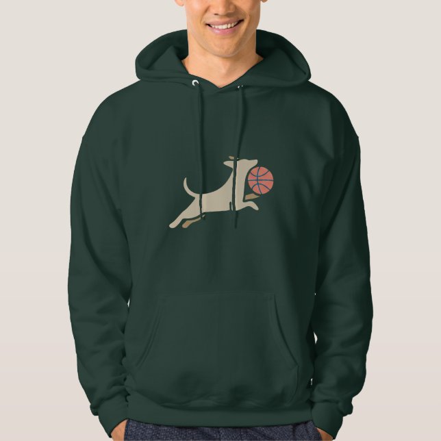 Sudadera Perro aéreo con un 3 desde el centro (Anverso)