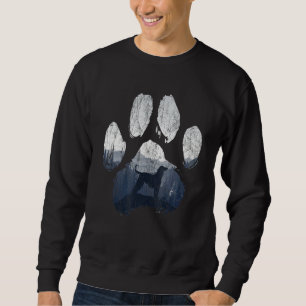 Sudadera Perro afgano pata mamá papá montañas