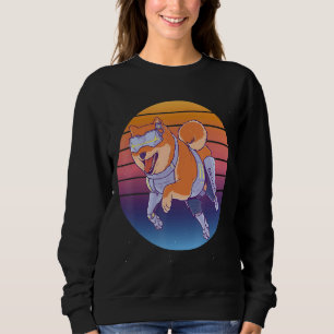 Sudadera Perro Akita Retro Vintage Shiba Inu Akita Perro