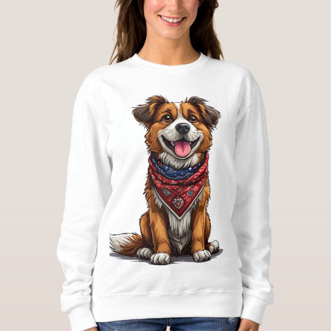 Sudadera Perro alegre (Anverso)