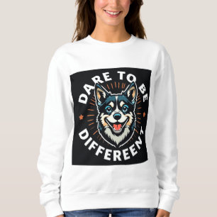 Sudadera Perro Alegre Con Texto Motivacional
