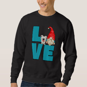 Sudadera Perro Amor Abuelo Gnomo Gráfico Para Hombres Y Loc