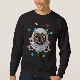 Sudadera Perro astronauta de bulldog Profundo en Univers Co