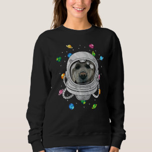 Sudadera Perro Astronauta Golden Retriever Profundo En Cosm