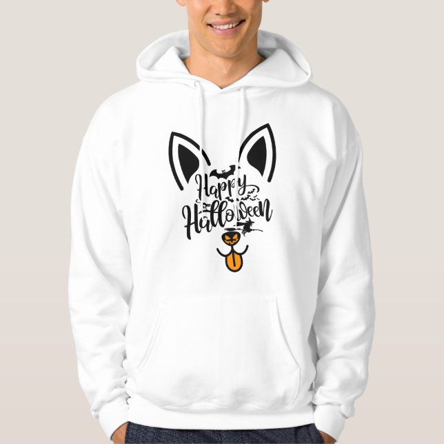 Sudadera Perro aterrador de Halloween (Anverso)